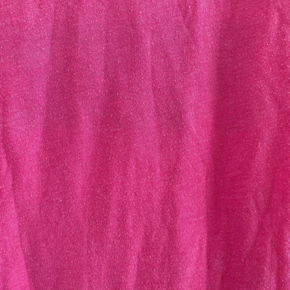 Victoria's Secret Pink Short Sleeve Gold Glitter Graphic Pink Tee Size L - Picture 9 of 12